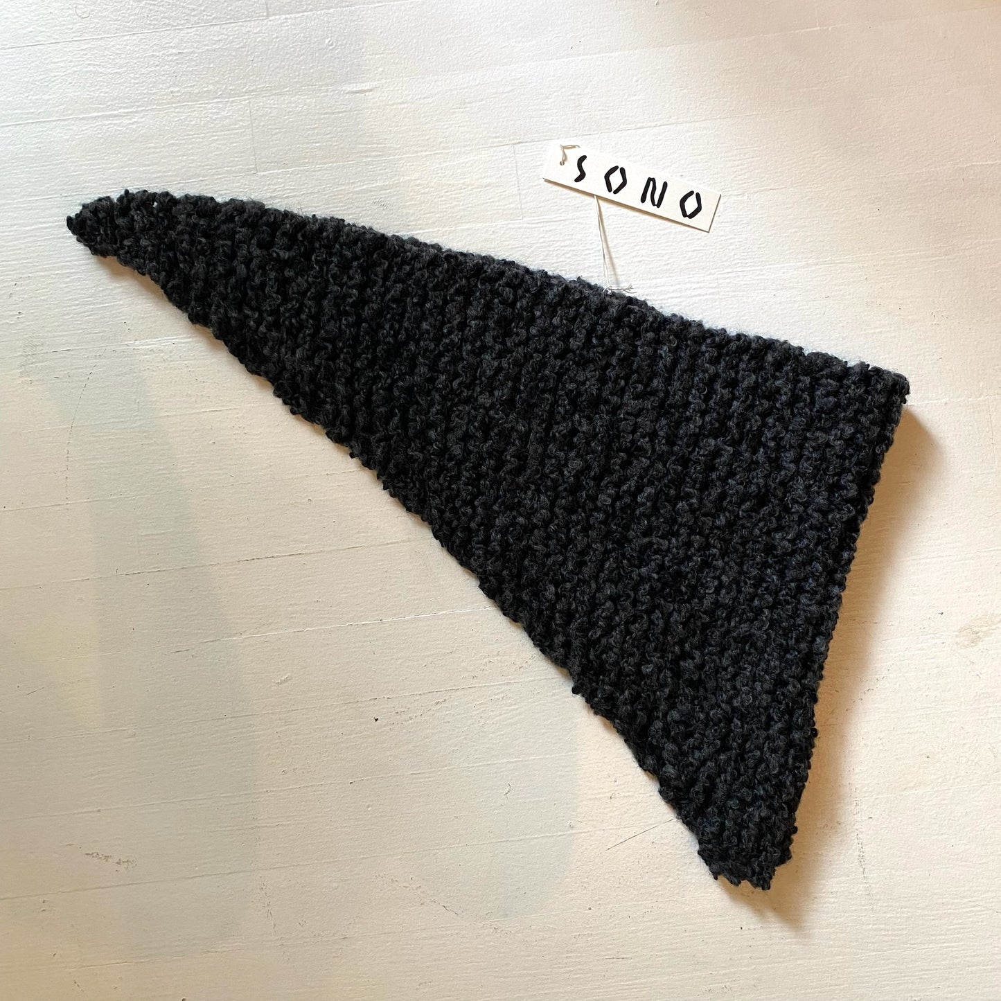 Sono Knitted Saffron Scarf Alpaca/Wool