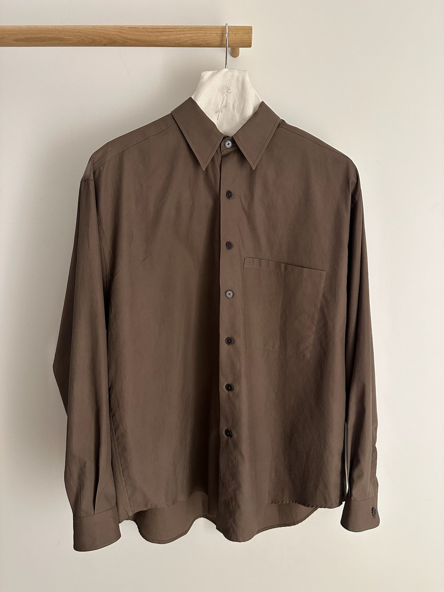 Auralee Washed Finx Twill Big Shirt