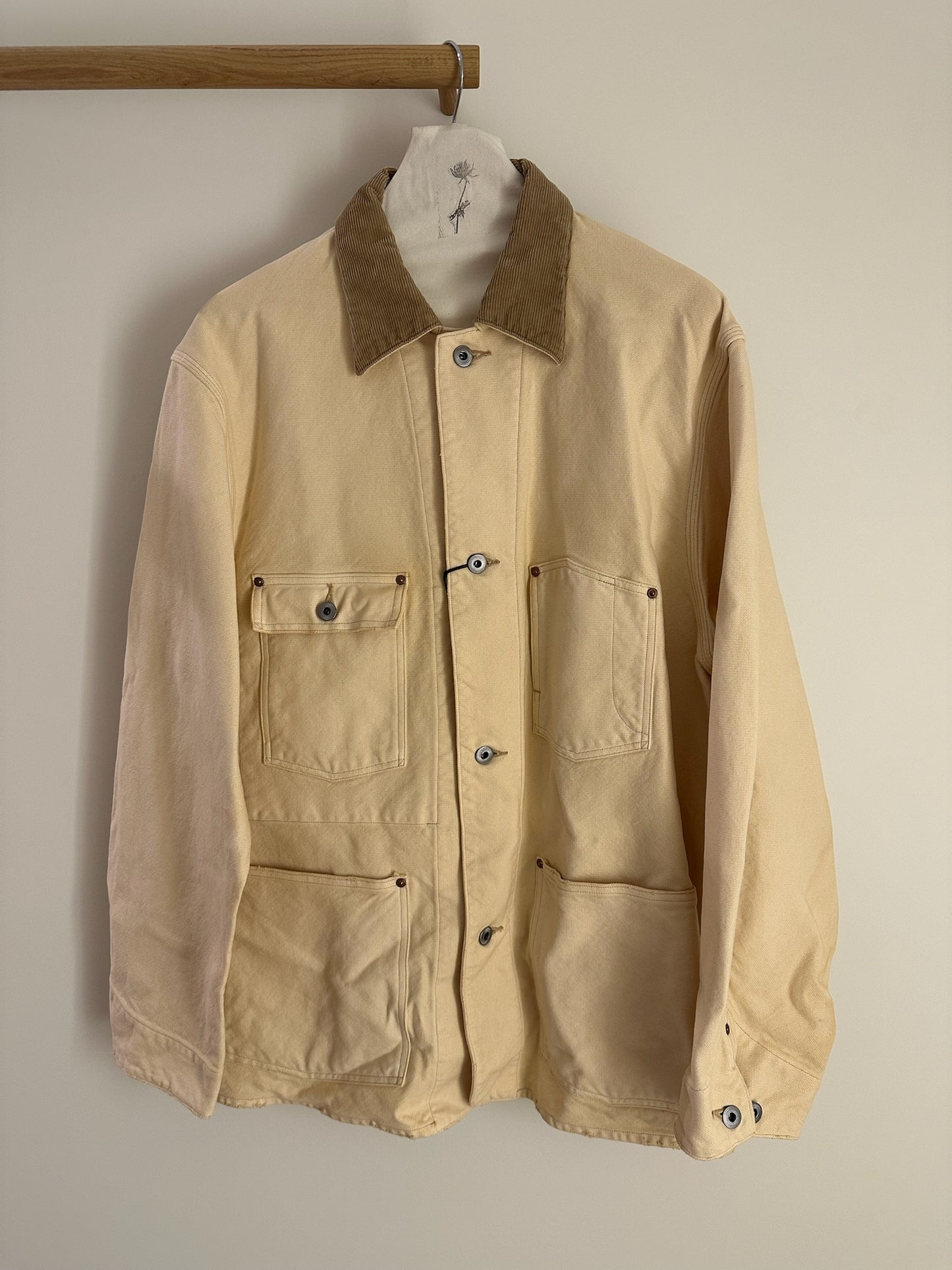 A. Presse Vintage Silk Hemp Coverall Jacket