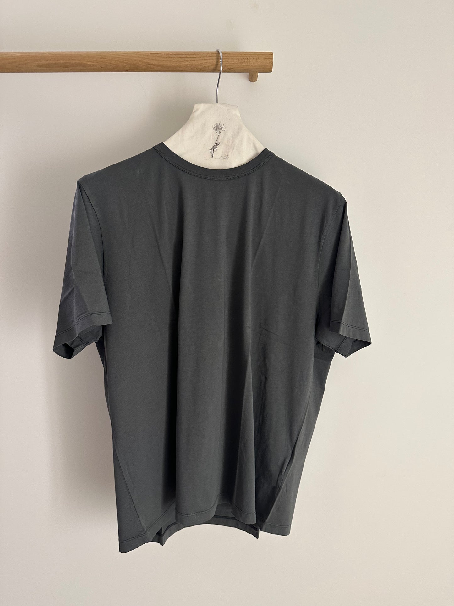 Our Legacy New Box T-Shirt Grey Sage Clean Jersey