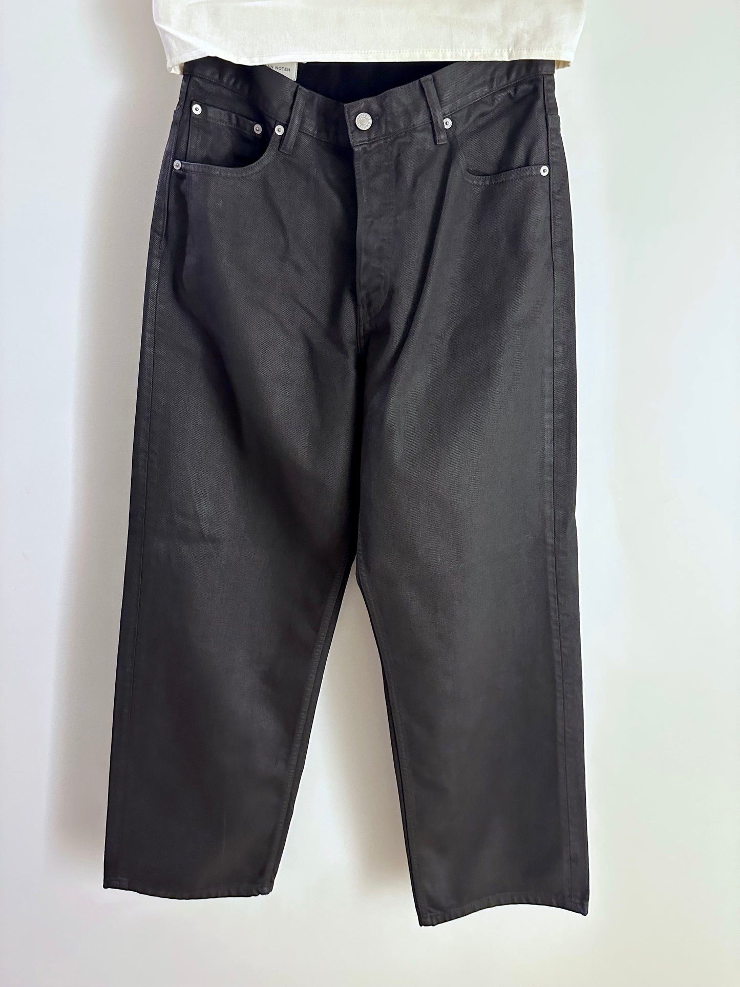 Dries Van Noten Waxed Pine Denim