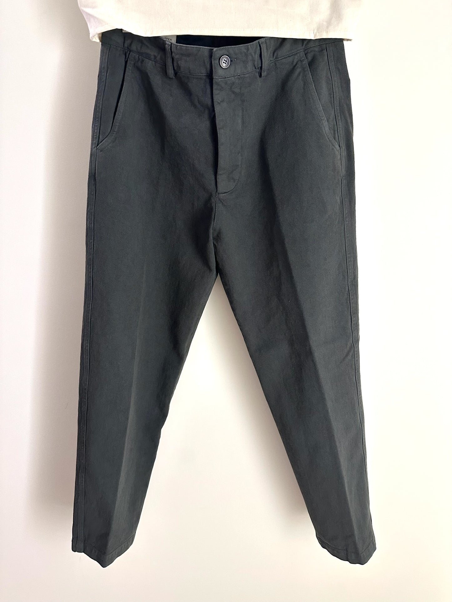 Dries Van Noten Penwick Garment-dyed Cotton Pants