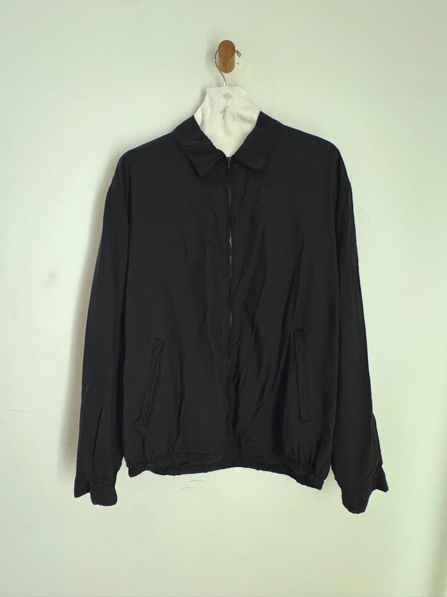 Comoli Zip Blouson Silk B01-01026