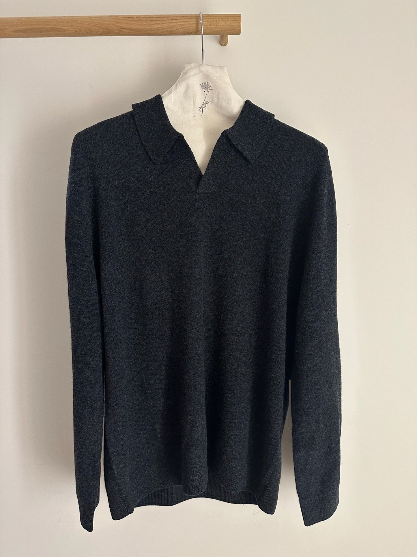 Le Kasha Skipper Polo Sweater Cashmere