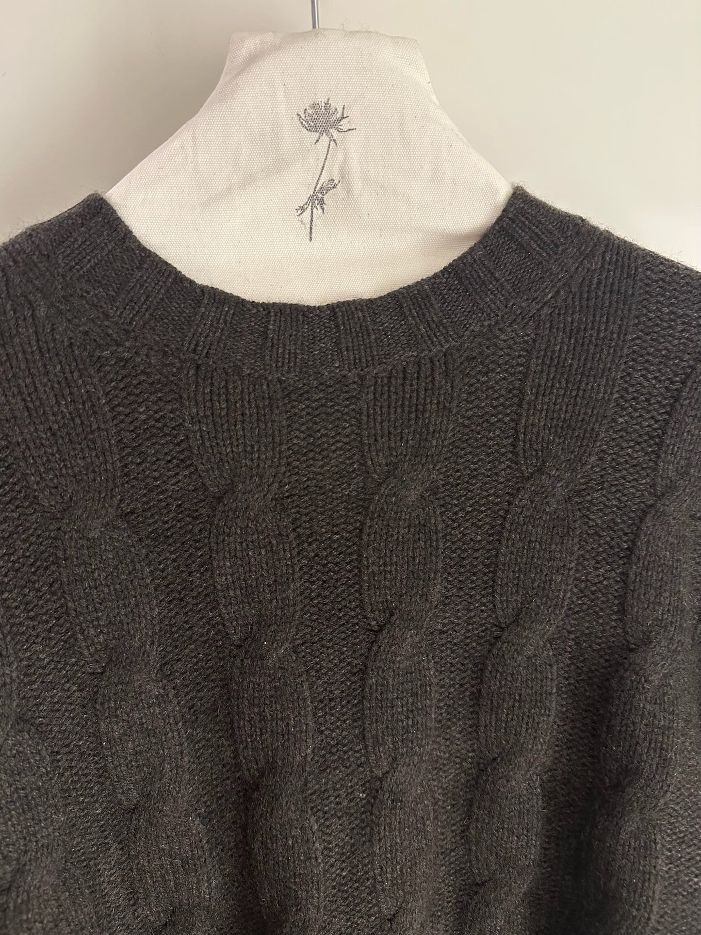 Le Kasha Cable Knit Sweater Cashmere