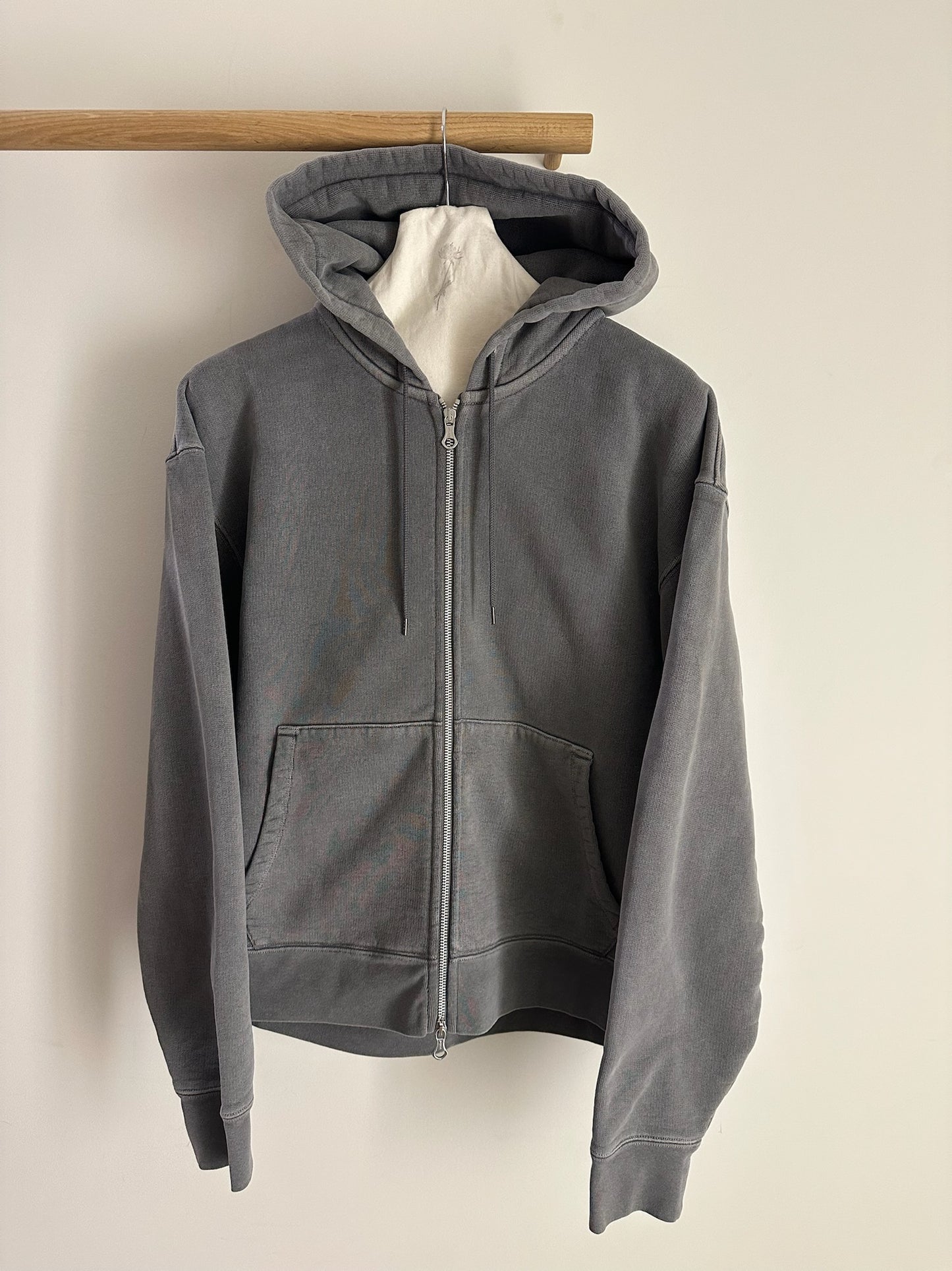 Our Legacy Rascal Hood Worn Black Hefty Fleece