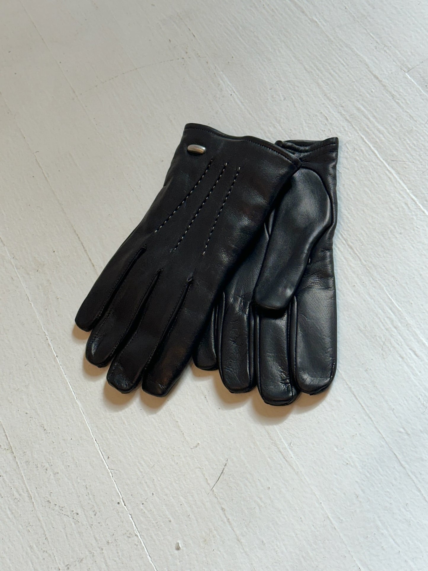Our Legacy His Gloves Black Leather