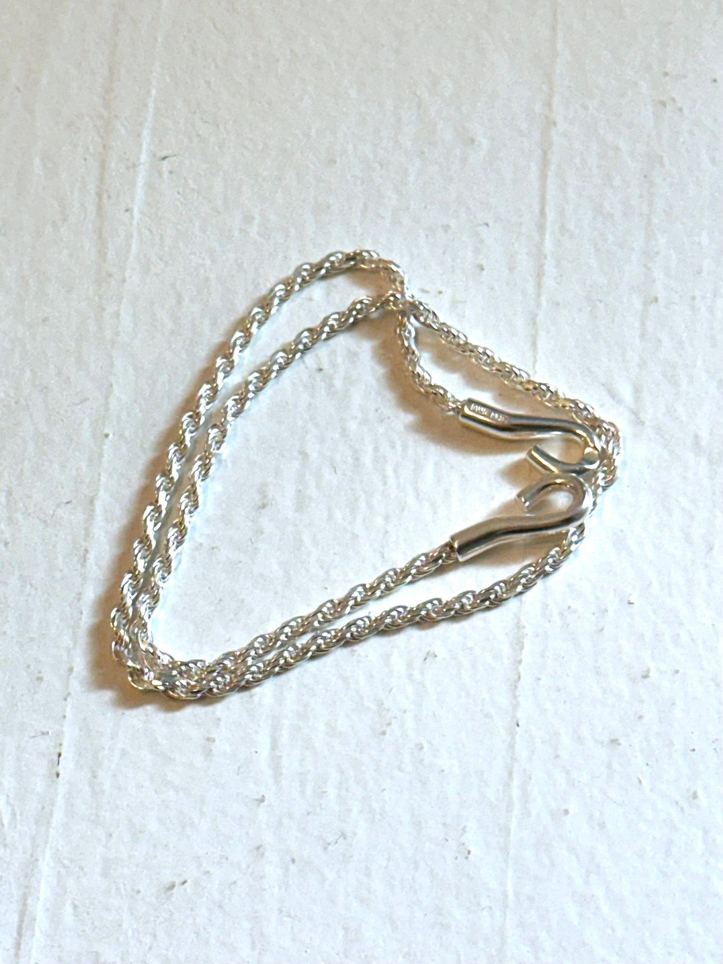 All Blues Rope Bracelet Thick 2 Laps