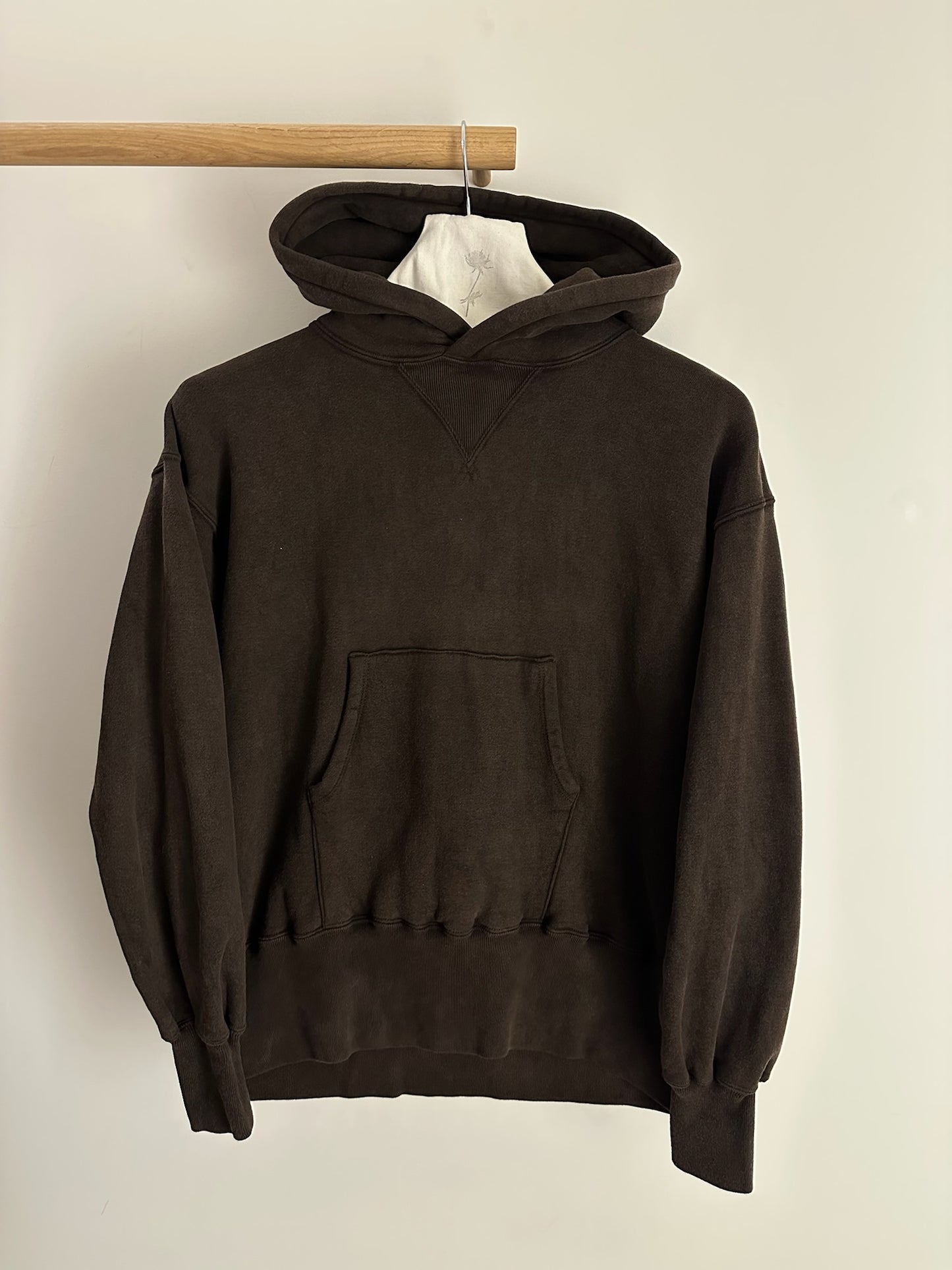 Taiga Takahashi Lot. 606 Hooded Sweatshirt Mud-Dyed Brown