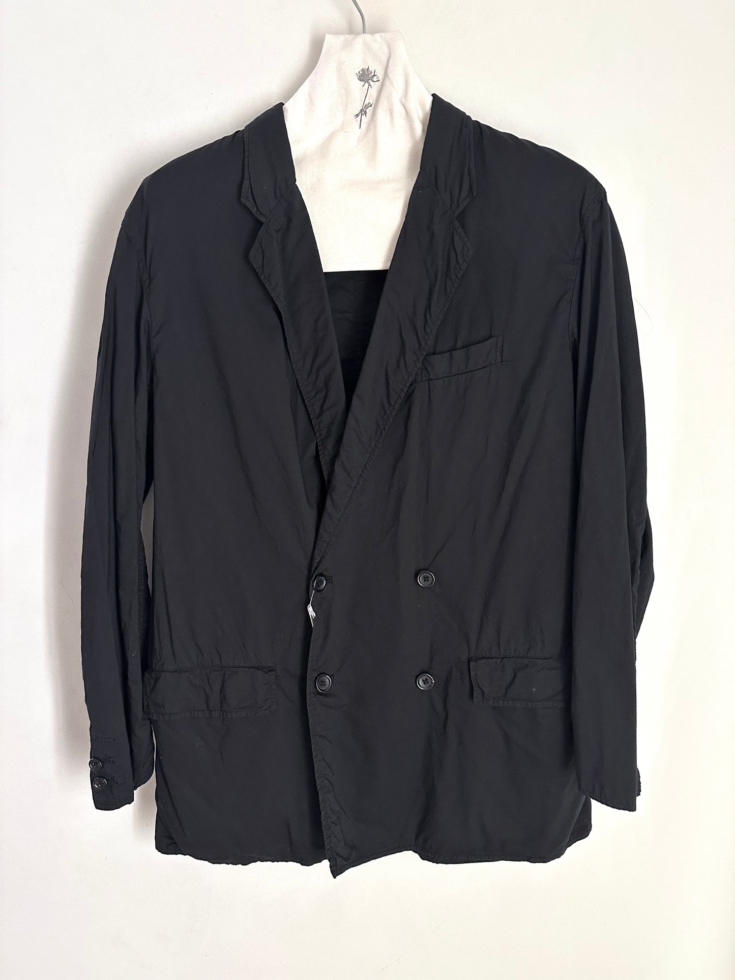 Graphpaper Garment-Dyed Typewriter Oversized Double Breasted Jacket