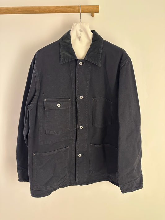 A. Presse Vintage Silk Hemp Coverall Jacket